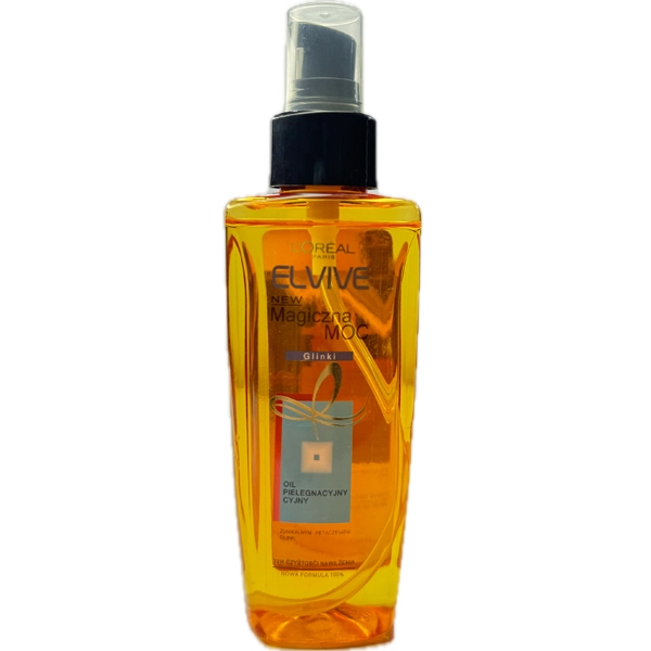 روغن مو لورال اصل مدل السیو با عصاره خاک رس آبرسان 72 ساعته مو 100 میل | Loreal ELVIVE Magiczna Moc Glinki Oil 72H Czystości nawilżenie 100ml